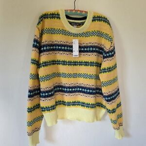 NWT URBAN OUTFITTERS Yellow Sweater Size XL